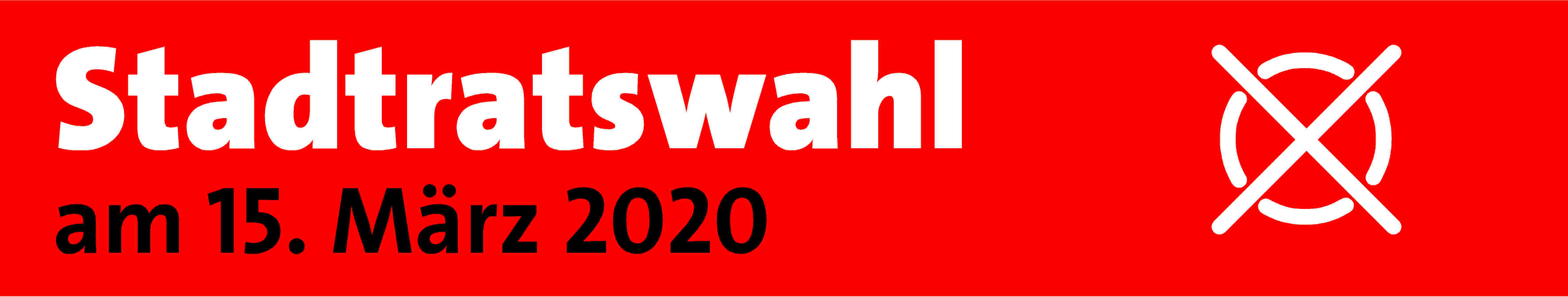 Stadtratswahl am 15.03.2020